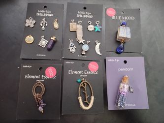 New Mystic Nature Spellbound Elemental Charm Pendant Jewelry Lot