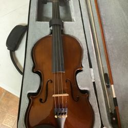 Student Violin Outfit with Hard Case and Bow
