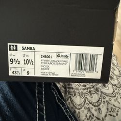 Sambas (white) Size 9.5 Men/ 10.5 Women