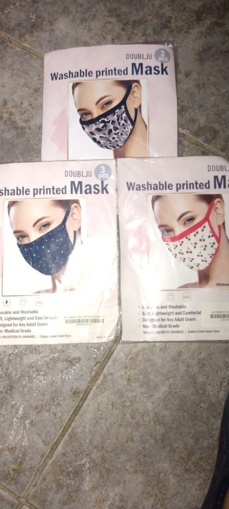 Face Mask 3 For Dollar