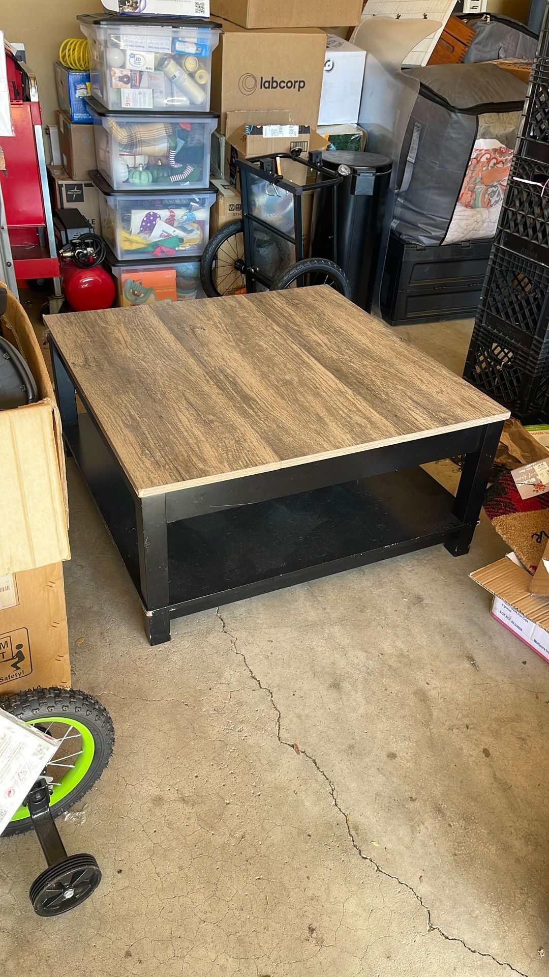 Square coffee table