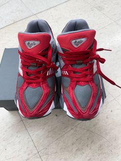 New Balance 9060 Red Grey Sneakers