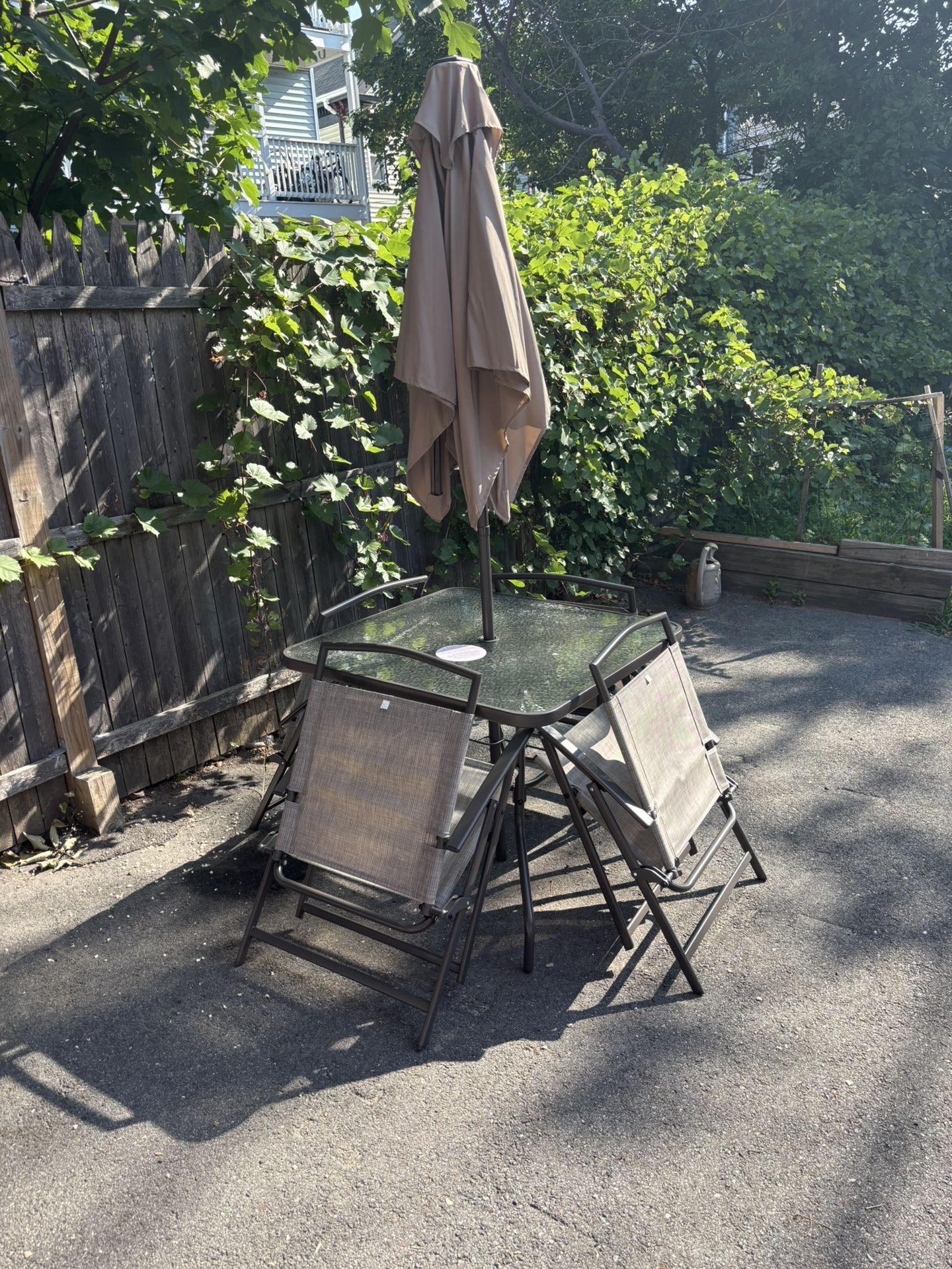outdoor table set