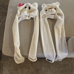 Cute Plush Animal Winter Hats (2 Pack) – Cozy & Fun