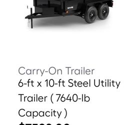 Trailer With Electronic Dump