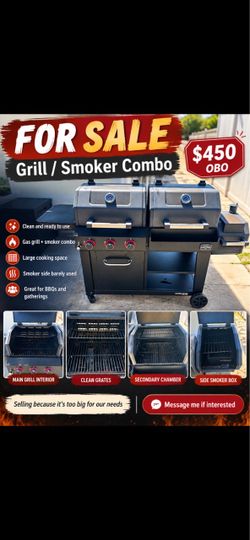 Nexgrill Oakford 1150 Pro Grill & Smoker Combo