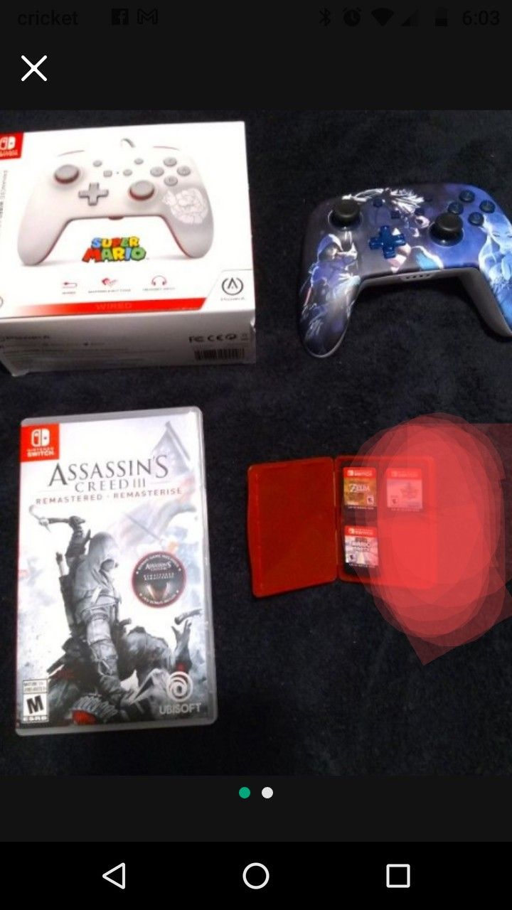 Switch Games And Controllers