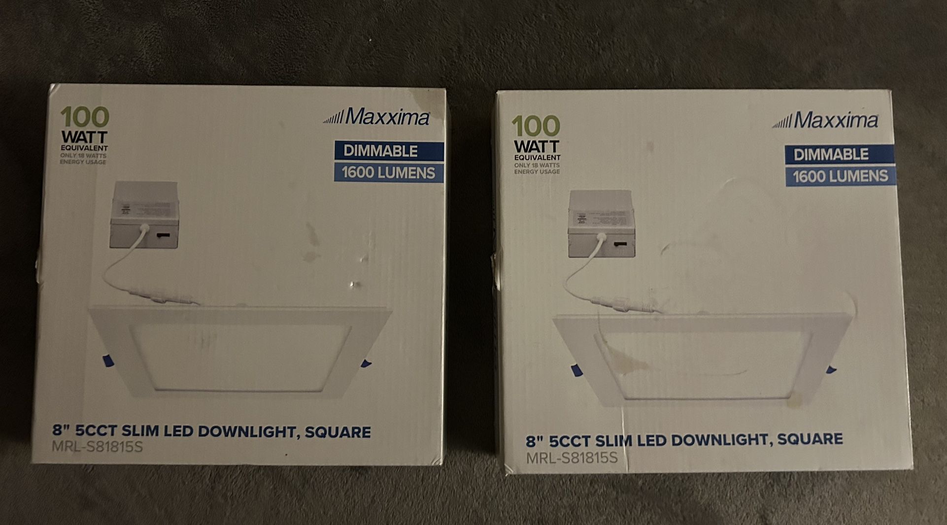 2 dimmable lights -new