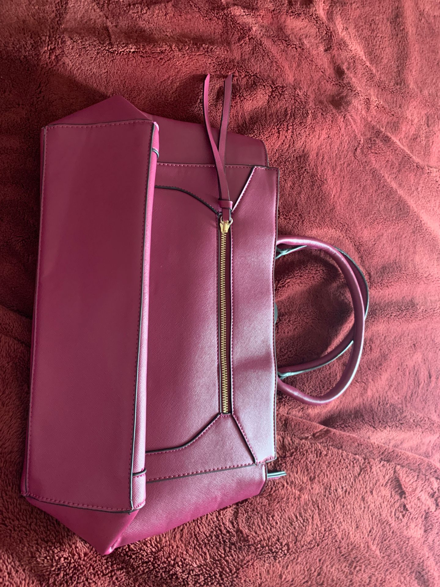 Dark pink bag