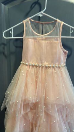 Pink pearl dress