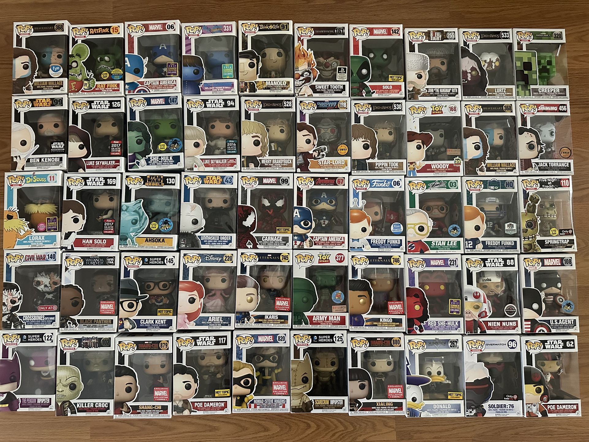 Assorted Funko Pops