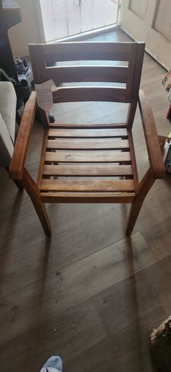 Set of 2 outdoor dining chairs