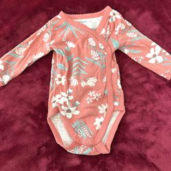 Baby Girl Long Sleeve Onesie (3m)