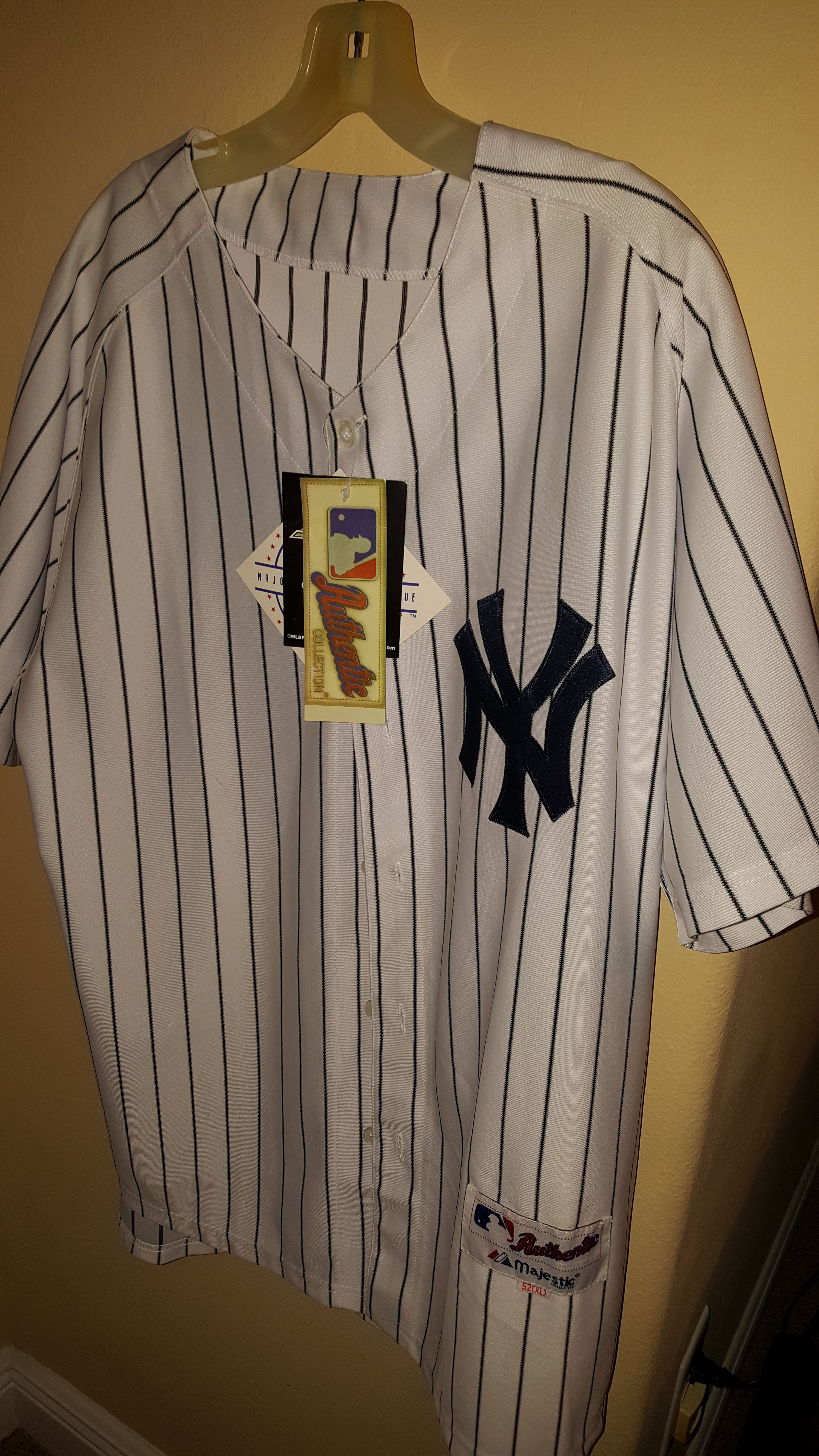 NY Yankees Retired #42 Jersey Mariano Rivera XL genuine MLB