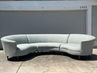 Free Delivery/ Jonathan Louis Curved Sofa
