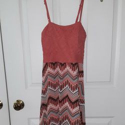 Juniors Multicolored Summer Dress (Size M)