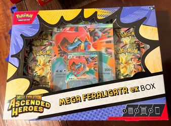 Pokemon Mega Fetaligator EX Box