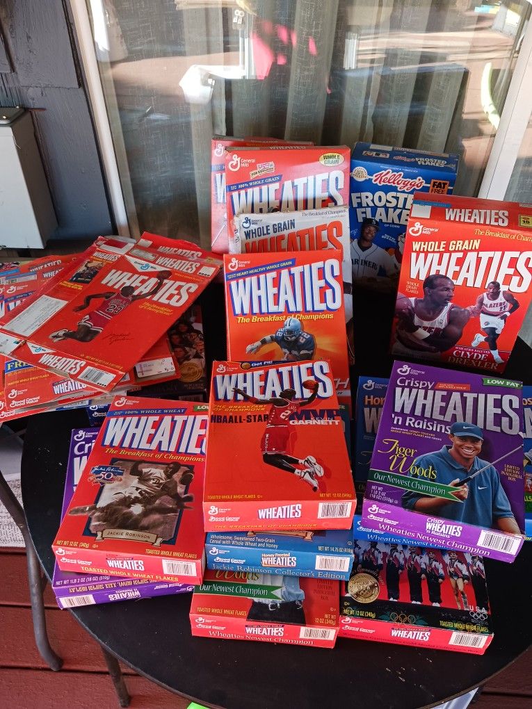 Vintage Collectors Wheaties Boxes 