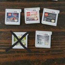 4 Video Games For Nintendo 3DS - $15,= EACH ONE
