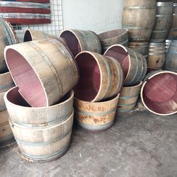 Half Wine Barrels