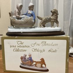 Paul Sebastian Figurine Vintage Sleigh Ride