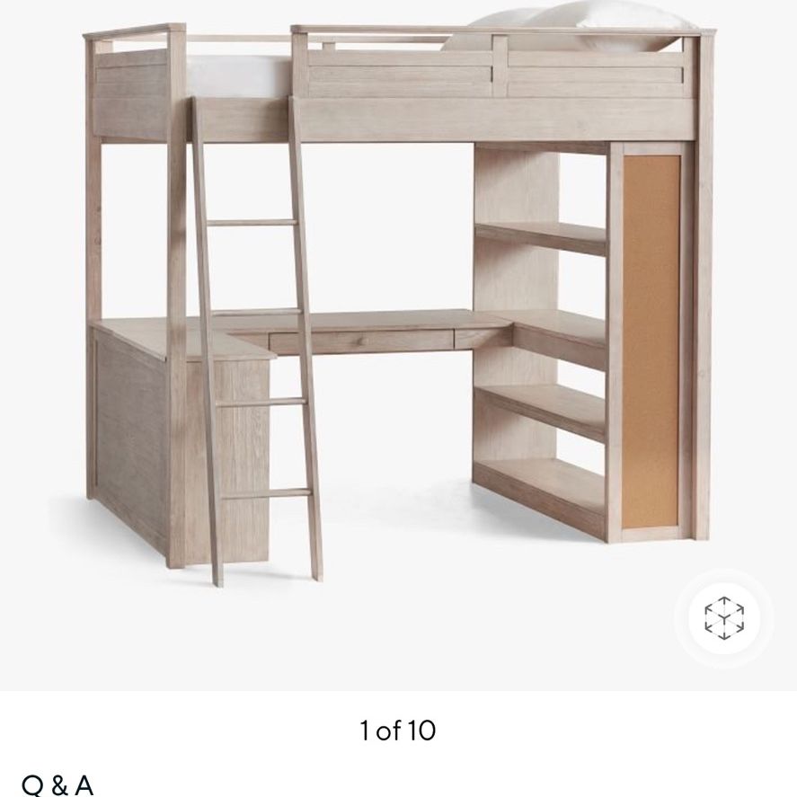 Pottery Barn Full Size Loft Bed 