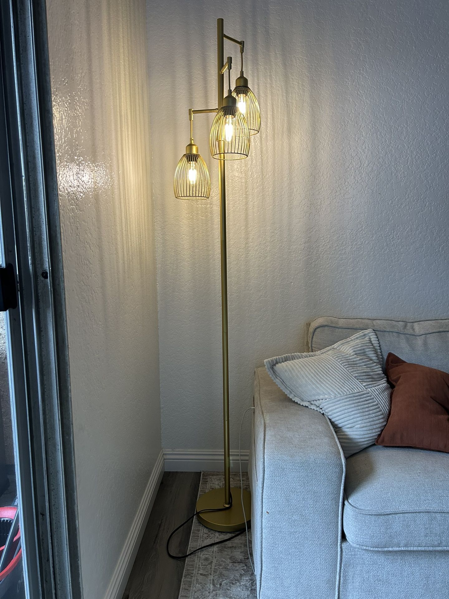 Gold Floor Lamp