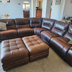 Leather Sectional Couch