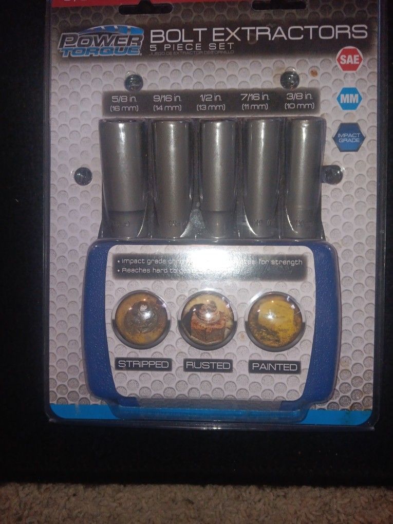 Bolt Extractors 5 Piece Set