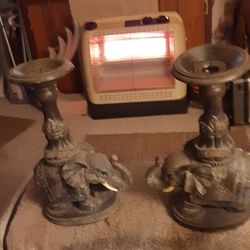 New Elephant Candlestick Holders 