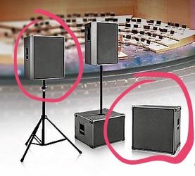 High quality Concert Speakers - Powered & 18" Subs Sale in York, NY -