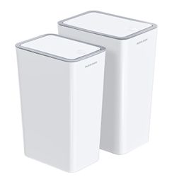2 Packs Bathroom Trash Can with Lids - Trash Cans with Lids