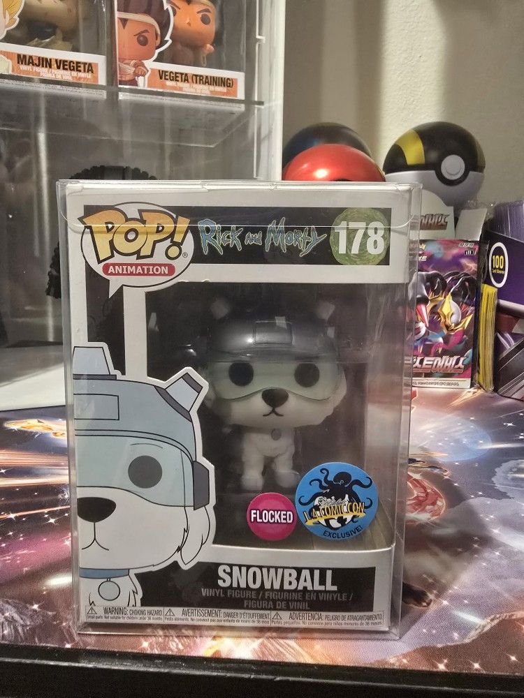 Funko Pop Rick & Morty Snowball (Flocked)
