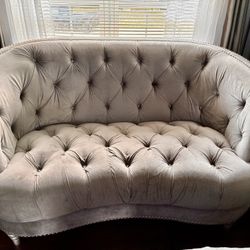 Modern Glam Tuft Sofa couch