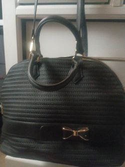Black leather purse brand new