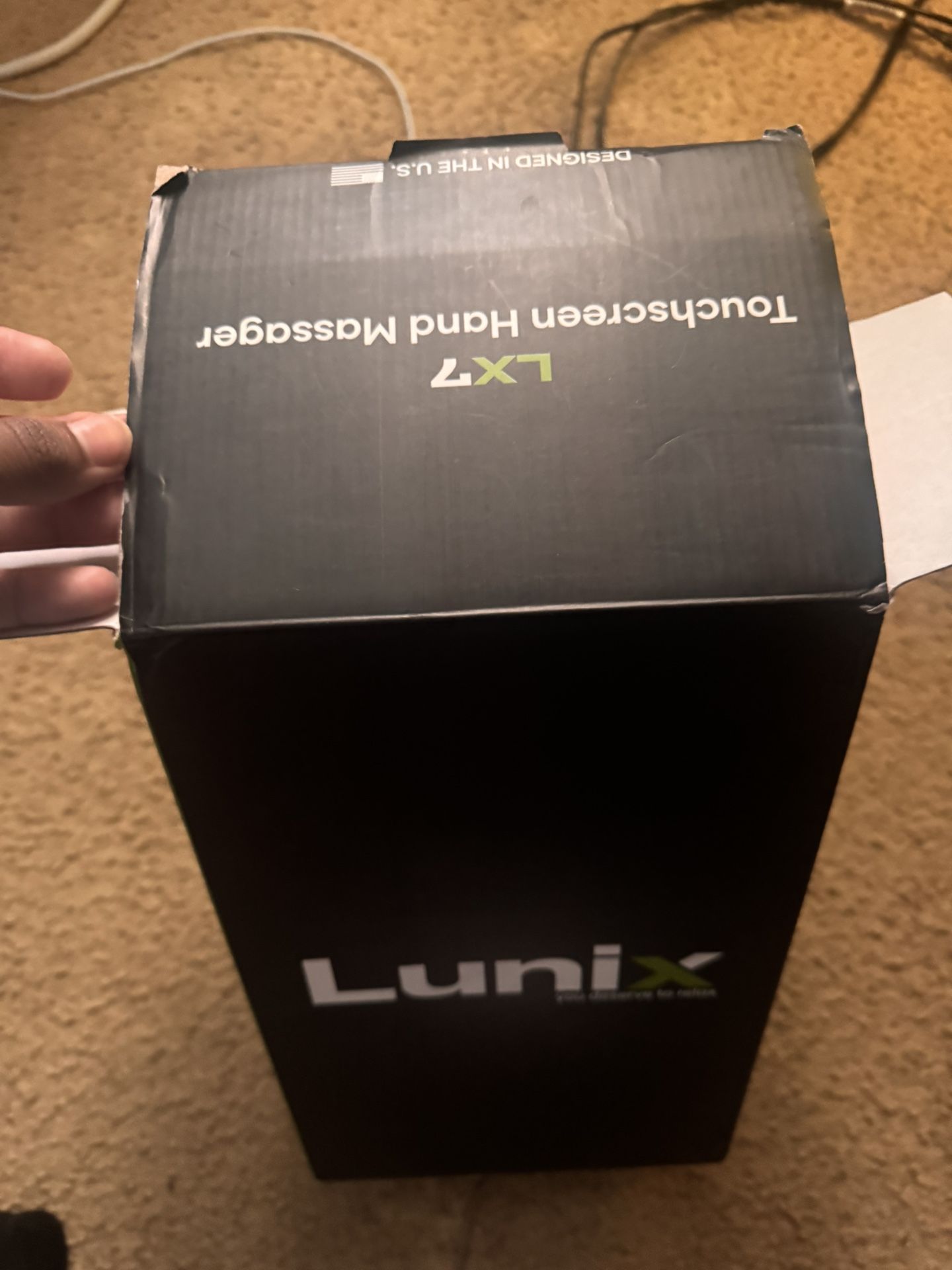 Lunix LX7 Electric Hand Massager with Compression