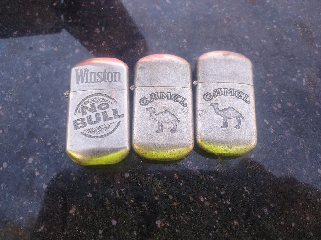 Vintage camel / Winston lighters