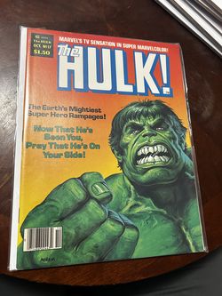 VINTAGE HULK Magazines!