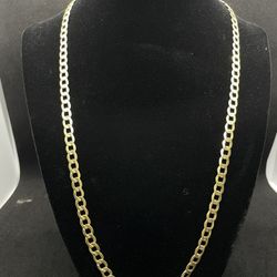 Gold Cuban Link 22”
