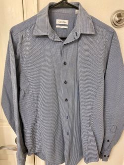 Calvin Klein Slim Fit Stretch Button-Down Dress Shirt