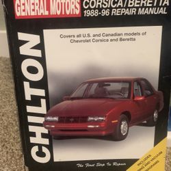 Chilton 1 Repair Manual For Corsica/Beretta 1988 — 96