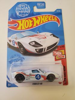 Hot Wheels Ford Gt-40 Then And Now Gumball 3000