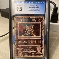 Pokémon Ancient Mew CGC 10 Blue Label 9.5 