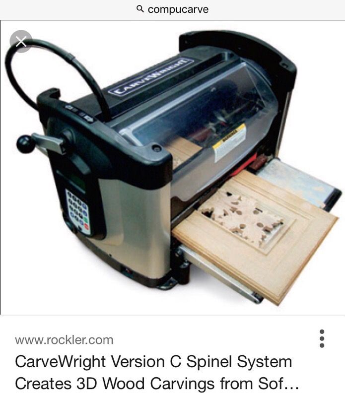 Craftsman Compucarve wood carving machine