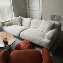 Article Abisko White Couch 