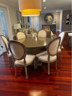 Dining table and 6 chairs