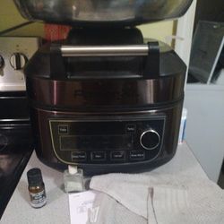 Air Fryer Never Use Lol Still Has The Book Inside Of It