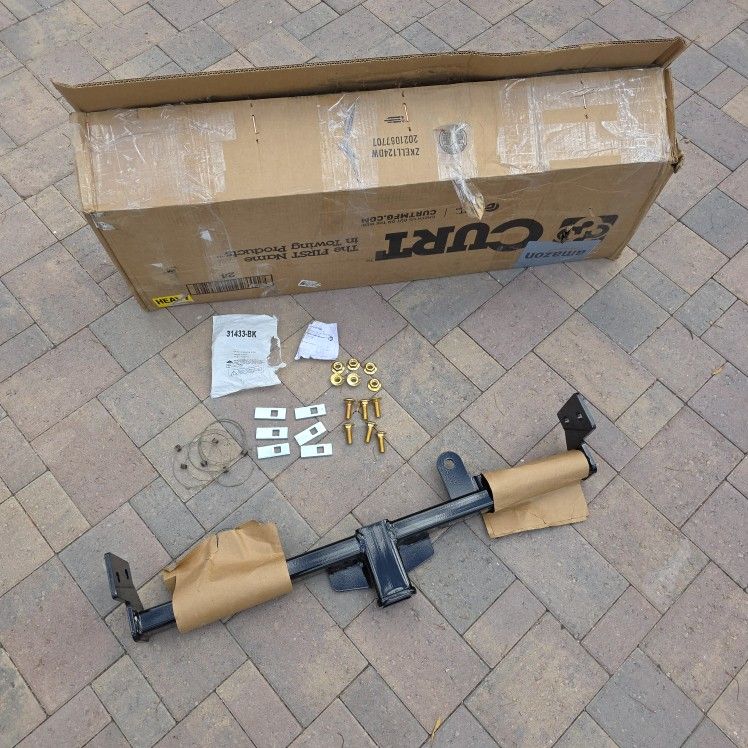 CURT 31433 Jeep Wrangler JK 2-Inch Front Receiver Hitch