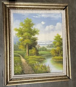 Original Oil Landscape Painting – 24x30 Without Frame 