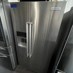 Kitchen Aid Counter Depth 2 Door Stainless Steel 
